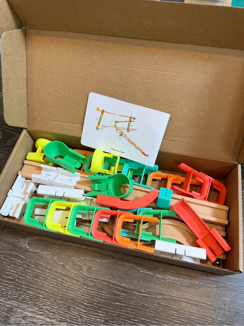 Lovevery Children's Marble Run Building Set